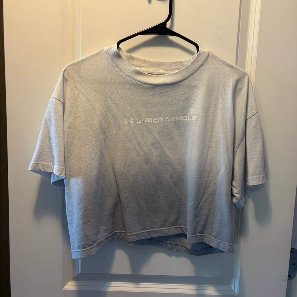 Under Armour Light Blue Ombre Crop Top